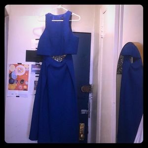 Two piece Black Halo Dress